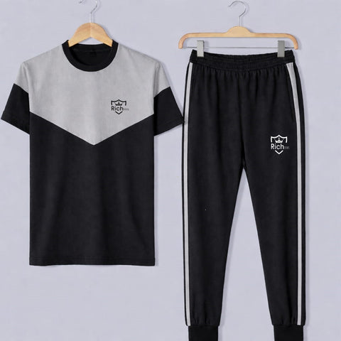 Premium Gym Wear Set for Men – Breathable Summer Tracksuit