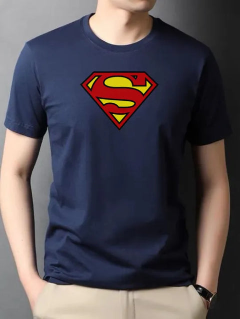 Rich Man-  Pack of Two Summer Half Sleeves T- Shirts Blue and Yellow For men and Women