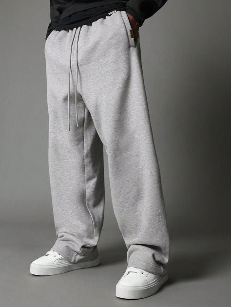 Men’s Loose Fit Wide Legi Trouser – Available in Black, Grey & Dark Grey | Casual Legi Trouser