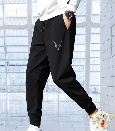 Reflective Logo Tracksuit For Men and Women with Cozy soft fabric T-shirt and Trouser 2 piece