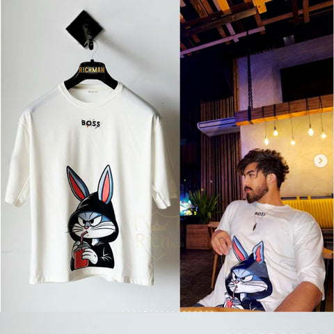 Bunny printed Bold Graphics for Every Style T-shirt For Men's