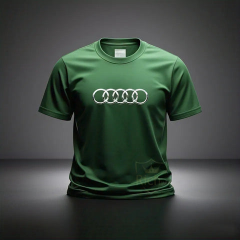 Rich Man New Arrival Audi Design Summer Track Suit for Men and Women Trouser and T-Shirt 2 piece