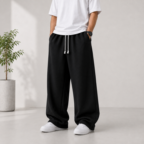 Premium Loose Fit Baggy Trouser – Soft & Breathable Cotton