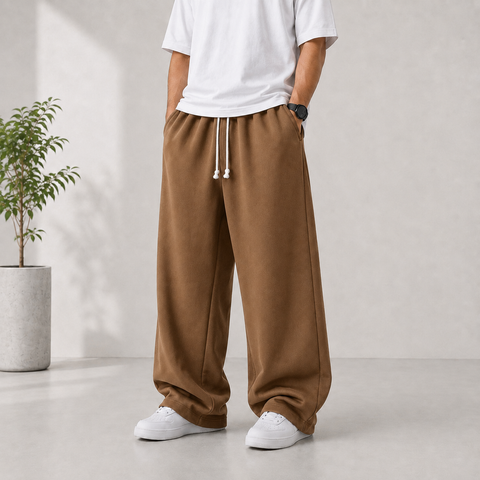 Premium Loose Fit Baggy Trouser – Soft & Breathable Cotton
