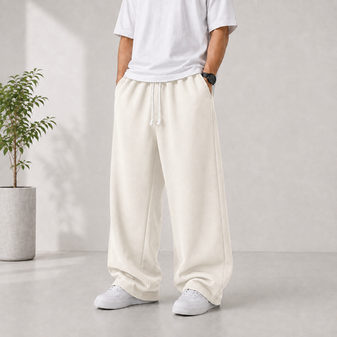 Premium Loose Fit Baggy Trouser – Soft & Breathable Cotton