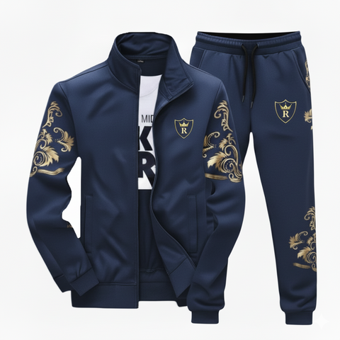 Richman Men’s Tracksuit Set – Full Zip Long Sleeve Sweatshirt & Jogger Pants for Running, Training & Casual Wear for men