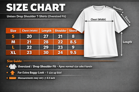 Pack of 2 Drop Shoulder T-Shirts for Men & Women – Relaxed Fit Street Style 🔥