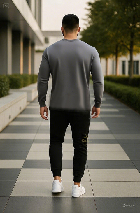 Men's Premium 2-Piece Tracksuit – Full Sleeve Shirt & Trouser Set in 6 Stylish Colors