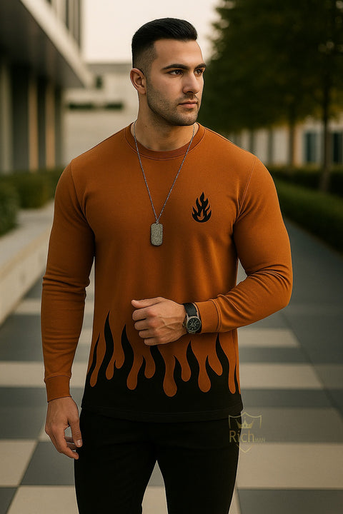 Men's Premium 2-Piece Tracksuit – Full Sleeve Shirt & Trouser Set in 6 Stylish Colors