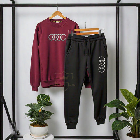 Audi Reflective Logo Winter Tracksuit For Men and Women