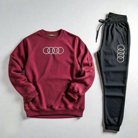 Audi Reflective Logo Winter Tracksuit For Men and Women
