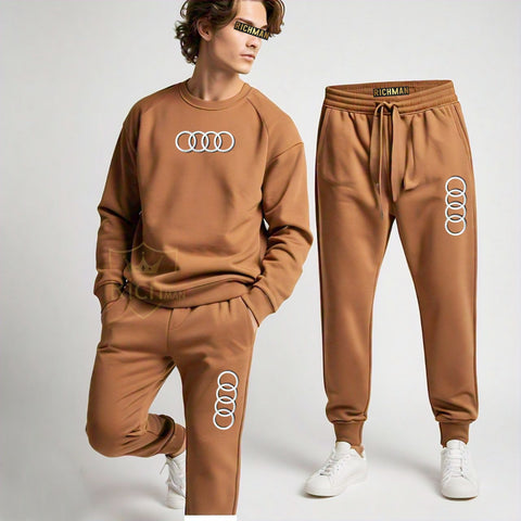 Audi Reflective Logo Winter Tracksuit For Men and Women