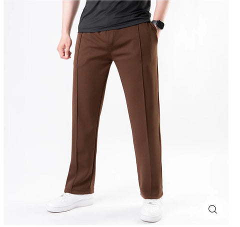 Men’s Loose Fit Front line Stitch Trouser | Lightweight Summer Wear