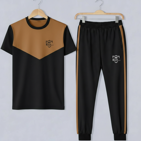 Premium Gym Wear Set for Men – Breathable Summer Tracksuit