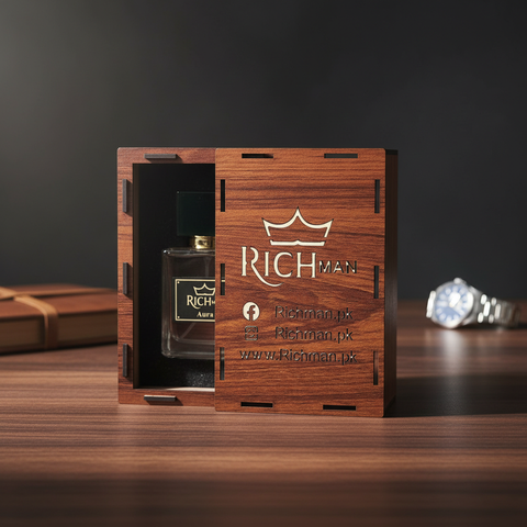 RichMan Aura Perfume for Men, Long Lasting Bold Spicy Scent .