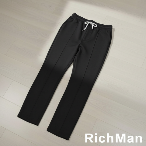 Pack of 2 Men’s Loose Fit Front Line Stitch Trouser – Summer Comfort