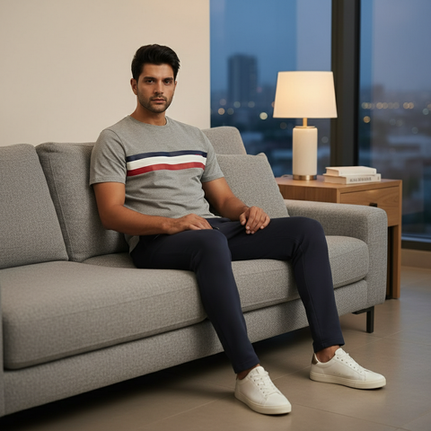 Premium Quality Tracksuit – Trendy T-Shirt & Trouser Combo tomy