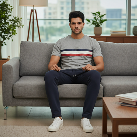 Premium Quality Tracksuit – Trendy T-Shirt & Trouser Combo tomy
