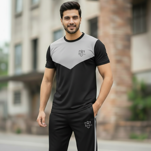 Premium Gym Wear Set for Men – Breathable Summer Tracksuit