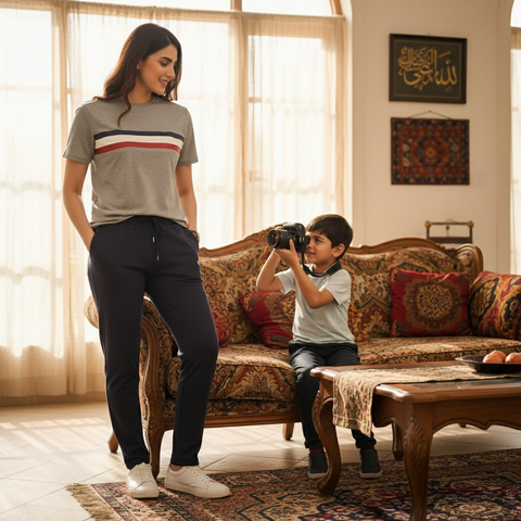 Premium Quality Tracksuit – Trendy T-Shirt & Trouser Combo tomy