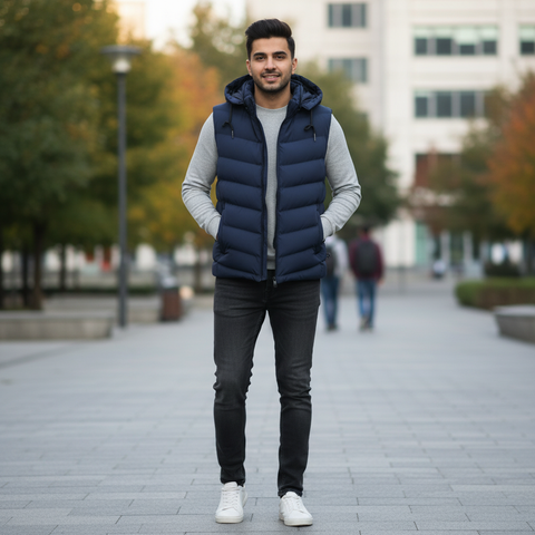 Winter Sale – Premium Puffer Jacket | Black & Blue