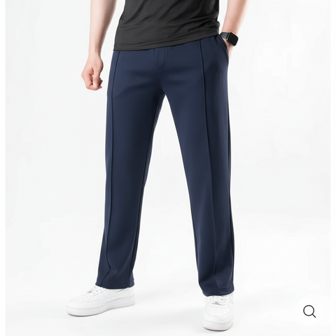 Men’s Loose Fit Front line Stitch Trouser | Lightweight Summer Wear