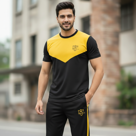 Premium Gym Wear Set for Men – Breathable Summer Tracksuit