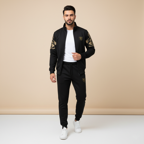 Richman Men’s Tracksuit Set – Full Zip Long Sleeve Sweatshirt & Jogger Pants for Running, Training & Casual Wear for men
