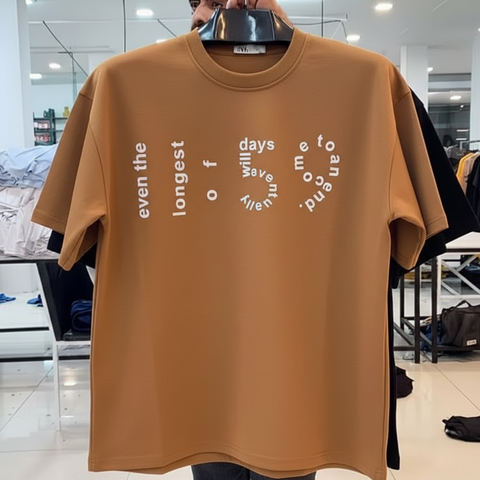 Richman Men’s Soft Cotton Printed T-Shirt – Stylish & Comfortable Fit