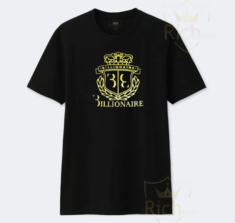 Richman Luxury Black Summer Tracksuit (T-Shirt + Trouser) Set - Premium Quality and Stylish Activewear