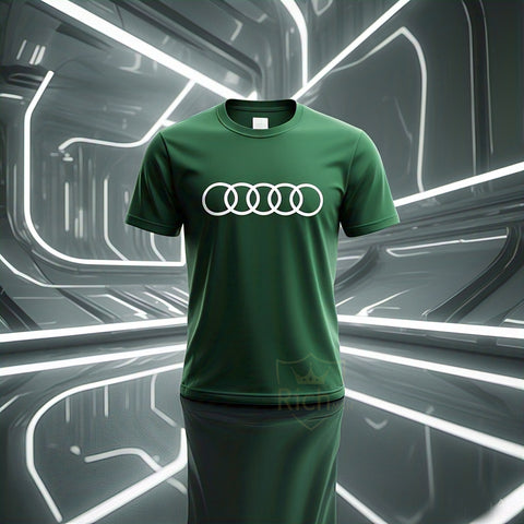 Rich Man New Arrival Audi Design Summer Track Suit for Men and Women Trouser and T-Shirt 2 piece