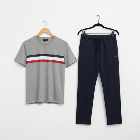 Premium Quality Tracksuit – Trendy T-Shirt & Trouser Combo tomy