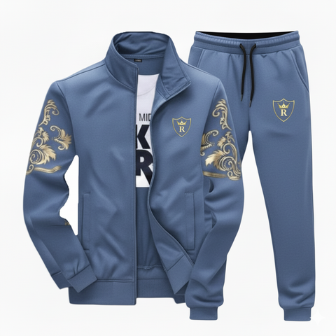 Richman Men’s Tracksuit Set – Full Zip Long Sleeve Sweatshirt & Jogger Pants for Running, Training & Casual Wear for men