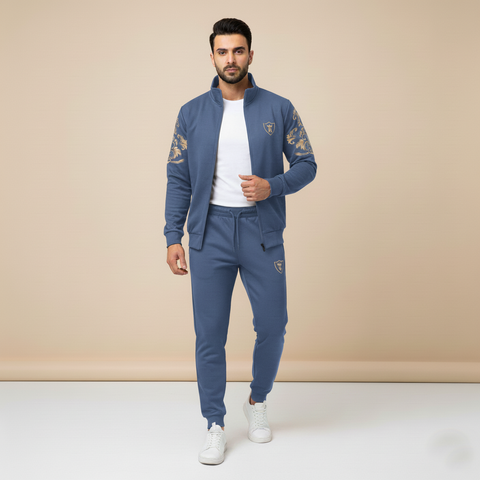 Richman Men’s Tracksuit Set – Full Zip Long Sleeve Sweatshirt & Jogger Pants for Running, Training & Casual Wear for men
