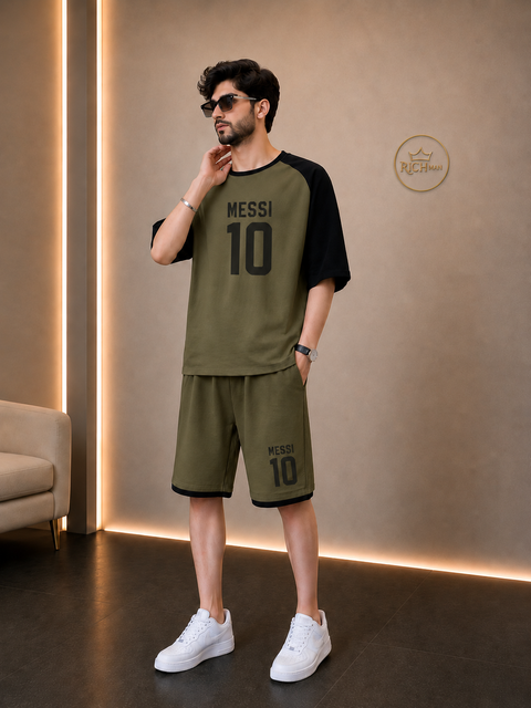 Messi 10 Premium Short Summer Tracksuit for men