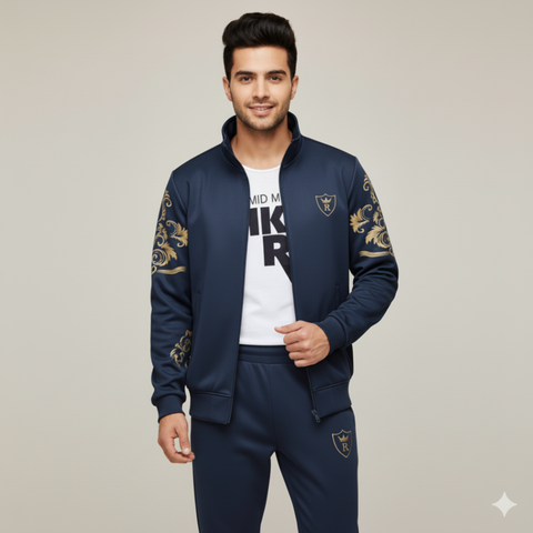 Richman Men’s Tracksuit Set – Full Zip Long Sleeve Sweatshirt & Jogger Pants for Running, Training & Casual Wear for men