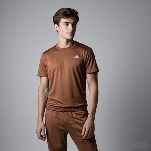 Brown Summer Tracksuit for Men & Women – Perfect for Casual Wear & Workouts