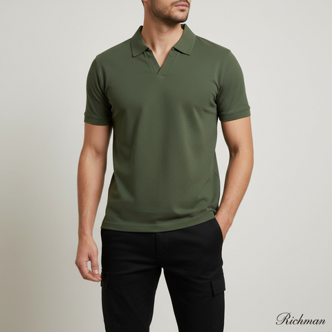 Old School Polo Shirt + Cargo Trouser Set with Pockets – 9 Colors Available