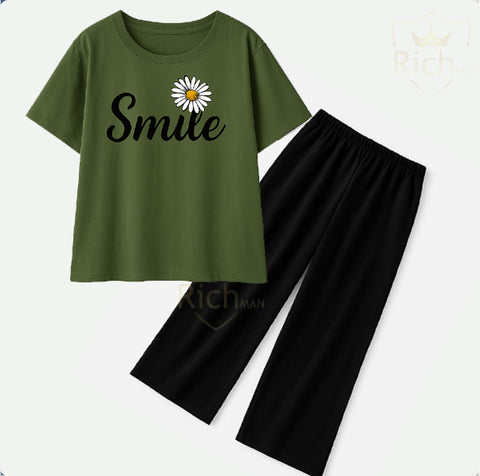 Summers Flapper Trouser and T-shirts sets. Trouser and Shirt 2 Pieces