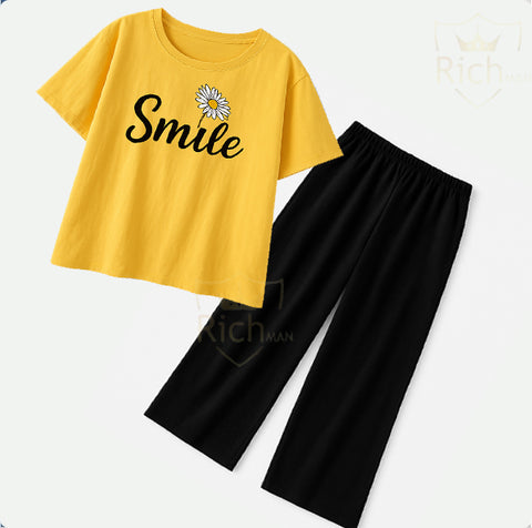 Summers Flapper Trouser and T-shirts sets. Trouser and Shirt 2 Pieces
