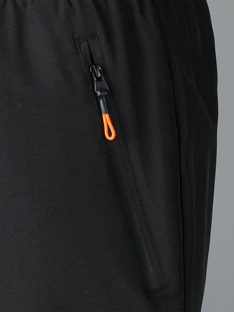 RichMan Men's Casual Zipper Pockets Straight Leg Loose Fit Active Shorts
